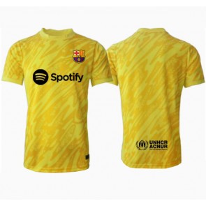 Barcelona Brankářské Domácí Dres 2024-25 Krátký Rukáv